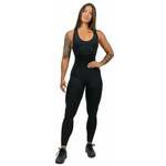 Nebbia One-Piece Workout Jumpsuit Gym Rat Black S Fitnes hlače