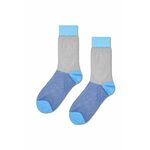 Nogavice Happy Socks Pastel Sock ženske - modra. Nogavice iz kolekcije Happy Socks. Model izdelan iz elastičnega, vzorčastega materiala.