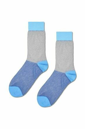 Nogavice Happy Socks Pastel Sock ženske - modra. Nogavice iz kolekcije Happy Socks. Model izdelan iz elastičnega