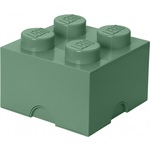 LEGO škatla za shranjevanje 4 - kaki 250 x 250 x 180 mm
