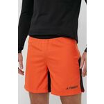 Športne kratke hlače adidas TERREX moški, oranžna barva - oranžna. Športne kratke hlače iz kolekcije adidas TERREX. Model izdelan iz materiala, ki je prijazen za okolje.