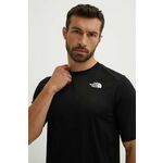 Športna kratka majica The North Face Shadow črna barva, NF0A87TUJK31 - črna. Športna kratka majica iz kolekcije The North Face. Model izdelan iz materiala, ki ščiti pred škodljivim UV sevanjem.