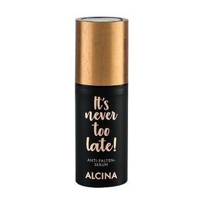ALCINA It´s Never Too Late! Anti-Wrinkle serum za obraz za vse tipe kože 30 ml za ženske