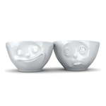 Komplet 2 belih porcelanastih skled 58products, prostornina 200 ml
