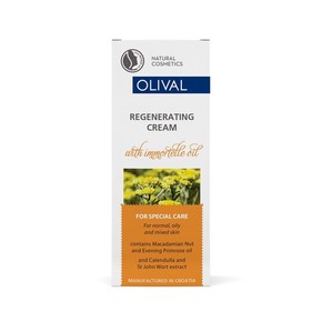"OLIVAL Regeneracijska negovalna krema z laškim smiljem - 50 ml"