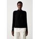 Patrizia Pepe bluza ženska z viskozo črna 8C0063.A8I1