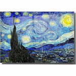 Steklena slika 70x50 cm Vincent van Gogh – Wallity
