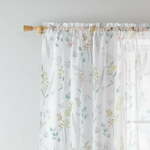 Bela prosojna zavesa 140x122 cm Emilia – Catherine Lansfield