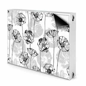 Tulup.si Dekoracija za radiatorje Glamurozne rože 90x60 cm