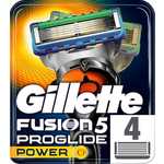 Gillette Fusion Proglide Power nadomestne britvice 4 ks za moške