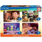 WEBHIDDENBRAND EDUCA Puzzle Pixar - Pravljice 4v1 (20,40,60,80 kosov)