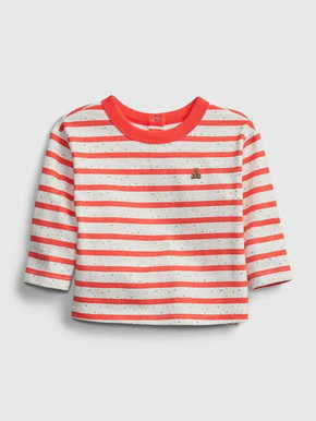 Gap Dojenčki Majica nep stripe ls top 3-6M