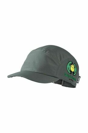 Otroška baseball kapa Jack Wolfskin SMILEYWORLD zelena barva - zelena. Otroška kapa s šiltom vrste baseball iz kolekcije Jack Wolfskin. Model izdelan iz enobarvne tkanine z vstavki.