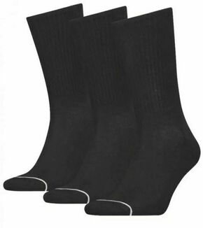 Calvin Klein nogavice (3-pack) - črna. Dolge nogavice iz zbirke Calvin Klein. Model iz elastičnega