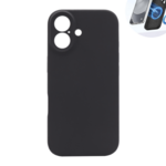 Silikonski ovitek (liquid silicone) za Apple iPhone 17, N-Soft Magnetic, črn