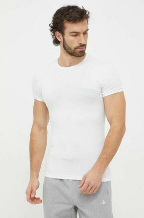 Majica lounge Emporio Armani Underwear 2-pack bela barva - bela. Lahkotna kratka majica iz kolekcije Emporio Armani Underwear