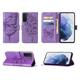 Preklopna torbica (WLGO-Butterfly) za Samsung Galaxy S23, vijolična