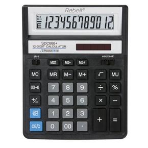 Rebell Namizni kalkulator BDC712BK BX - 12 številk