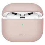 UNIQ Lino AirPods 3rd gen Silikonsko ohišje roza/rumeno roza