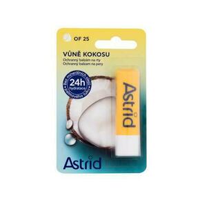 Astrid Astrid Coconut Lip Balm SPF25 zaščitni balzam za ustnice z vonjem kokosa 4.8 g