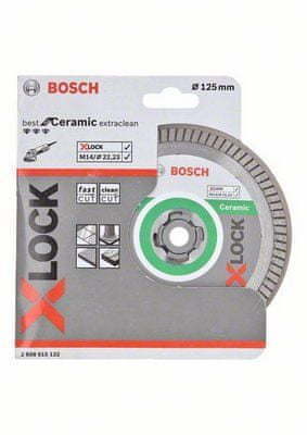 BOSCH Professional X-LOCK Best for Ceramic Extraclean Turbo rezalna plošča