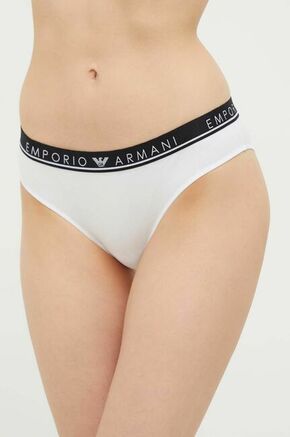 Spodnjice Emporio Armani Underwear 2-pack bela barva - bela. Spodnjice iz kolekcije Emporio Armani Underwear. Model izdelan iz elastične