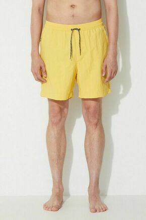 Kopalne kratke hlače Columbia rumena barva - rumena. Kopalne kratke hlače iz kolekcije Columbia