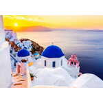 ENJOY Puzzle Sončni vzhod nad Santorinijem, Grčija 1000 kosov