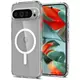 Ovitek Spigen Ultra Hybrid OneTap kovinski obroč MagSafe, bel - Google Pixel 9 Pro XL (ACS07720)