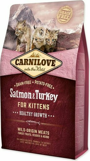 Krma Carnilove Kitten Healthy Growth Salmon &amp; Turkey 2 kg