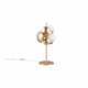 Bela/zlata namizna svetilka s steklenim senčnikom (višina 50 cm) Bubble – Trio Select