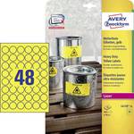 Avery Zweckform etikete L6128-20, 30 x 30 mm, rumene, odporneetikete L6128-20, 30 x 30 mm, rumene, odporne