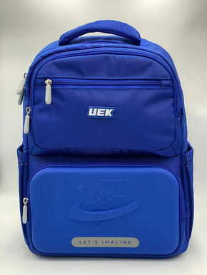 Klarion Praktična ergonomska modra šolska torba Kevin