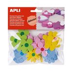 APLI KIDS eva pena oblike rože samolepilne 40 kos API15140