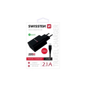 Swissten 2xUSB omrežni polnilnik / adapter