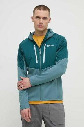 Športna jakna Jack Wolfskin Alpgrat Pro Ins Fz zelena barva - zelena. Športna jakna iz kolekcije Jack Wolfskin. Prehoden model