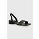 Usnjeni sandali Aldo Dorenna ženski, črna barva, 13740417.Dorenna - črna. Sandali iz kolekcije Aldo. Model je izdelan iz naravnega usnja. Model z mehkim, oblikovanim vložkom zagotavlja udobje.