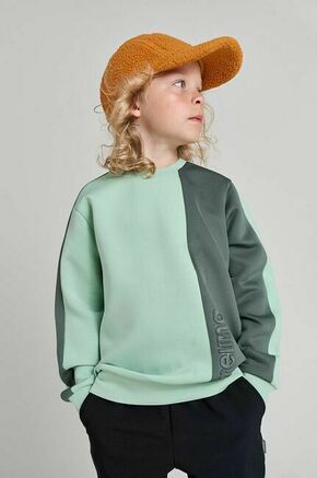 Otroški pulover Reima Letkein zelena barva - zelena. Otroški pulover iz kolekcije Reima. Model izdelan iz udobne pletenine.