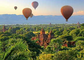 Schmidt Puzzle Toplozračni baloni nad Mandalajem 1000 kosov