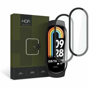 Zaščitno hibridno steklo Hofi za XIAOMI SMART BAND 8 / 8 NFC Black / 2 kom.