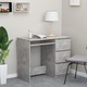 Pisalna miza betonsko siva 90x45x76 cm iverna plošča