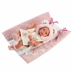 Llorens 63544 NEW BORN GIRL - realistična otroška punčka s polnim ohišjem iz vinila - 35 c