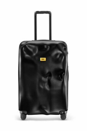 Kovček Crash Baggage ICON Large Size črna barva - črna. Kovček iz kolekcije Crash Baggage. Model izdelan iz plastike.