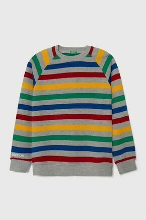 Otroški bombažen pulover United Colors of Benetton - pisana. Otroški pulover iz kolekcije United Colors of Benetton