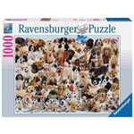 Ravensburger Kolaž s psi sestavljanka, 1000 delov