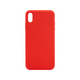 Chameleon Apple iPhone XS Max - Silikonski ovitek (liquid silicone) - Soft - Red