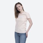 Levi's t-shirt - roza. T-shirt iz kolekcije Levi's. Model izdelan iz pletenine s potiskom.