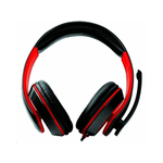 Stereo slušalke Esperanza Condor z mikrofonom, gamer, rdeče
