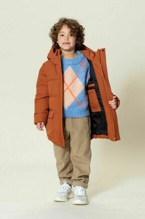 Otroška jakna Gosoaky TIGER EYE rjava barva - rjava. Otroška jakna iz kolekcije Gosoaky. Podložen model