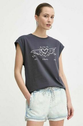 Bombažna kratka majica Miss Sixty x Keith Haring ženska